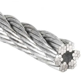 Cabo de Aço Galvanizado 6 X 7 Alma de Fibra 3/16 Carbografite