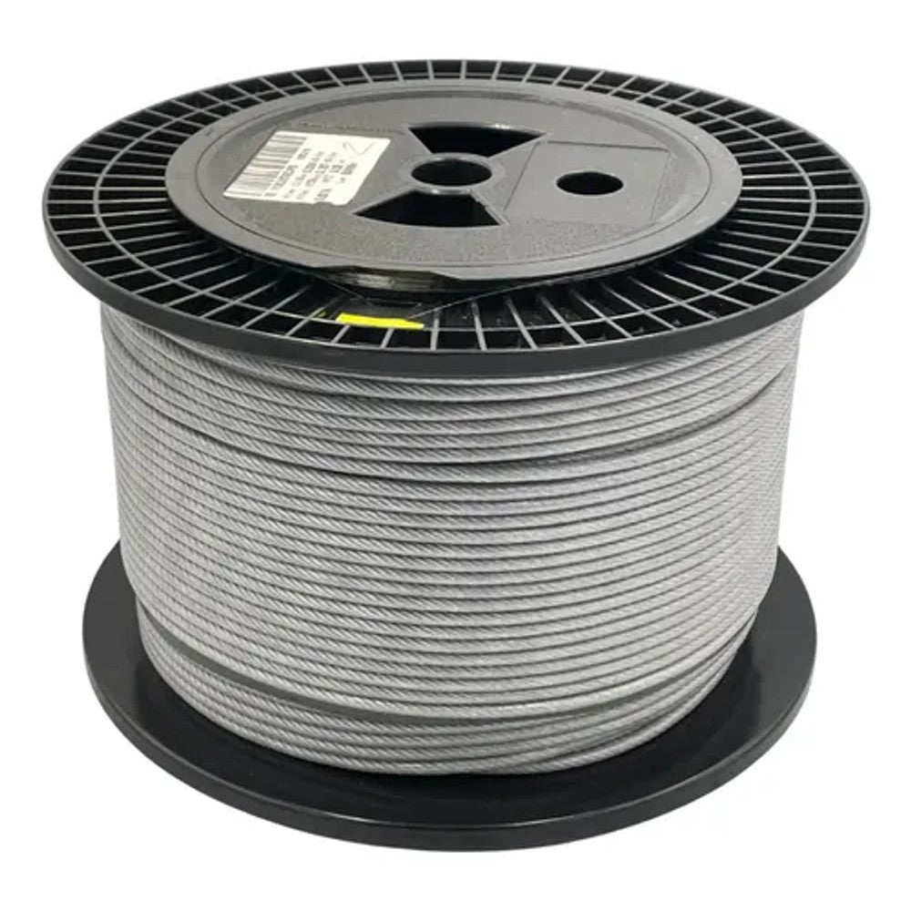 Cabo de Aço Galvanizado com PVC 6x7 AF 3/32-1/8 Carbografite