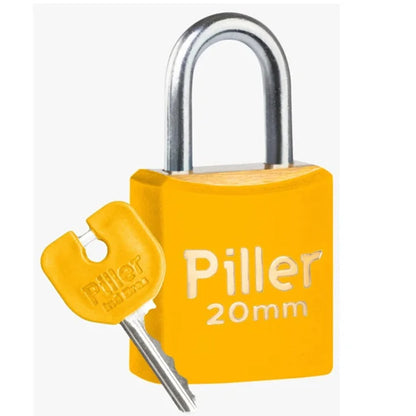 Cadeado Piller 20mm Amarelo