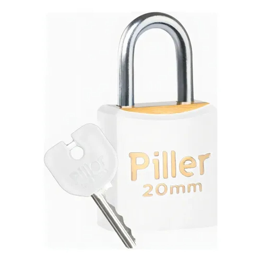 Cadeado Piller 20mm Branco