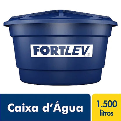 Caixa D'Água Com Tampa De Polietileno 1500 Litros Fortlev