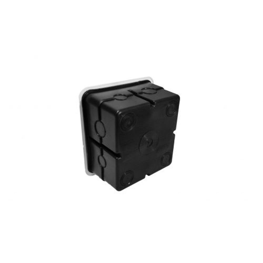 Caixa Passagem PVC FMS Preto Mondiale