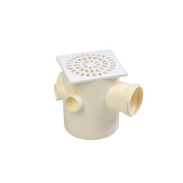 Caixa Sifonada 150x185x75 Branco Grade Quadrada Número 17 Krona