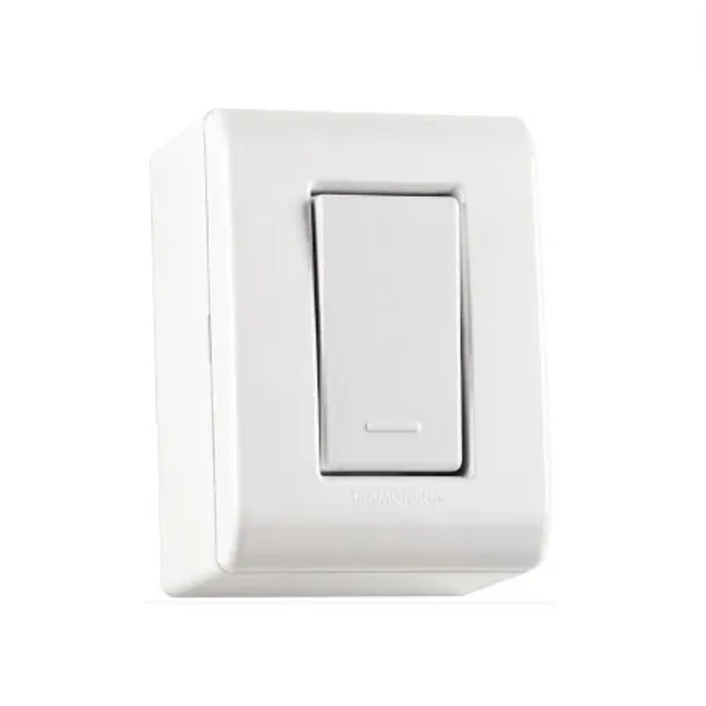 Caixa Sobrepor com 1 Interruptor Simples 10A com Tampa Lizflex Tramontina