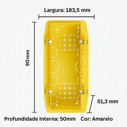 Caixa de Embutir 6 Módulos 506L Living Now Legrand