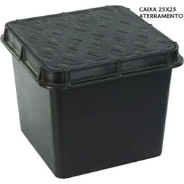 Caixa de Inspeção de Aterramento em PVC 22x25 cm com Tampa