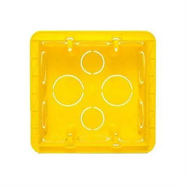 Caixa de Passagem PVC 4 X 4 Amarela Pial 689035