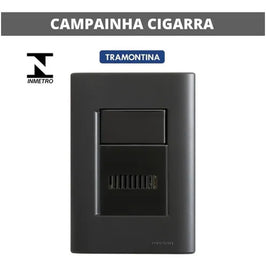 Campainha Cigarra Modelo Bivolt Grafite Tramontina Giz