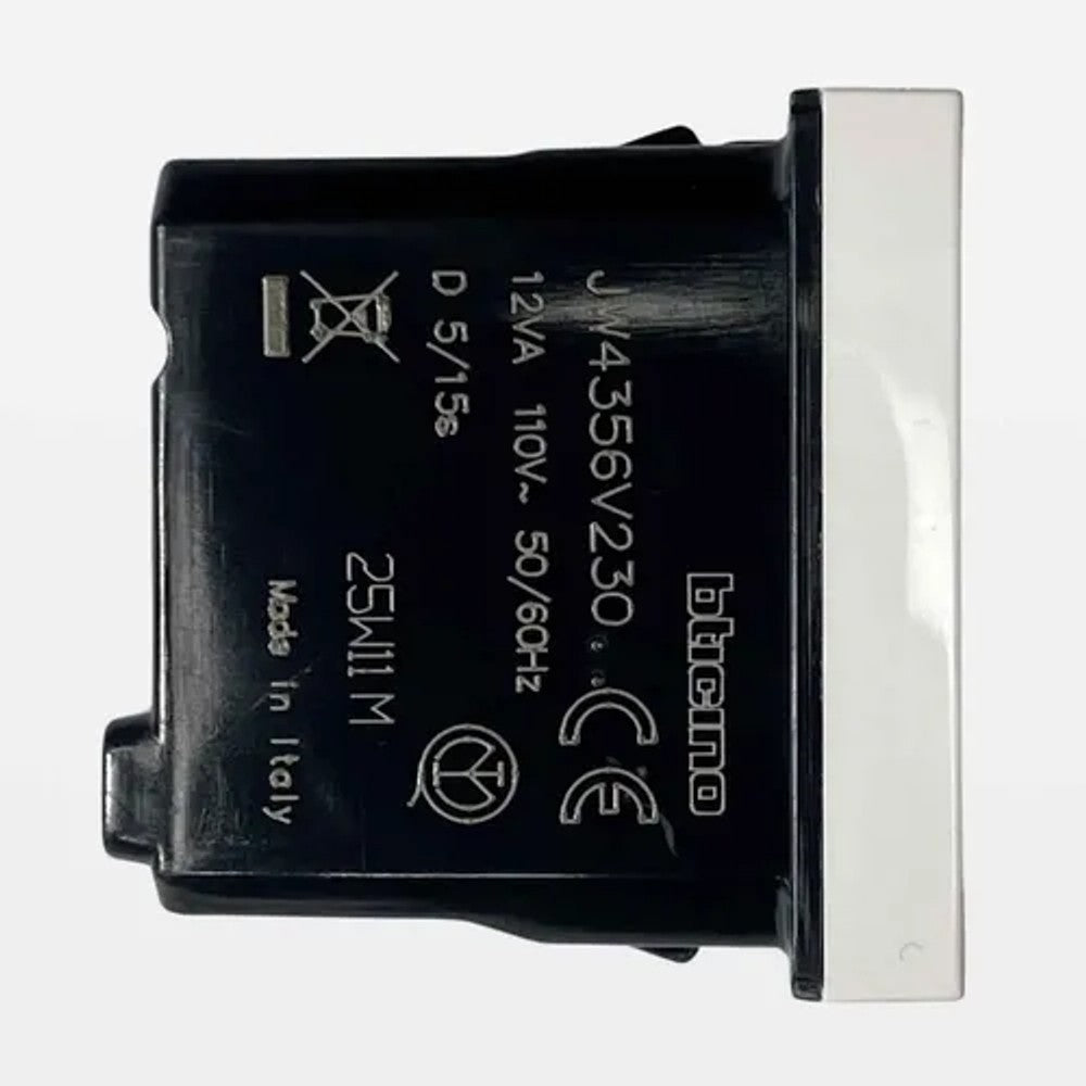 Campainha Cigarra Modular 220V Branco Matix Legrand JW4356V