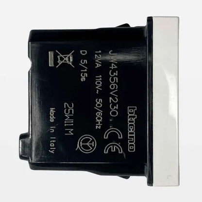 Campainha Cigarra Modular 220V Branco Matix Legrand JW4356V
