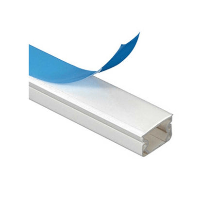 Canaleta de Parede 20x12x2000mm Branca Adesiva Schneider
