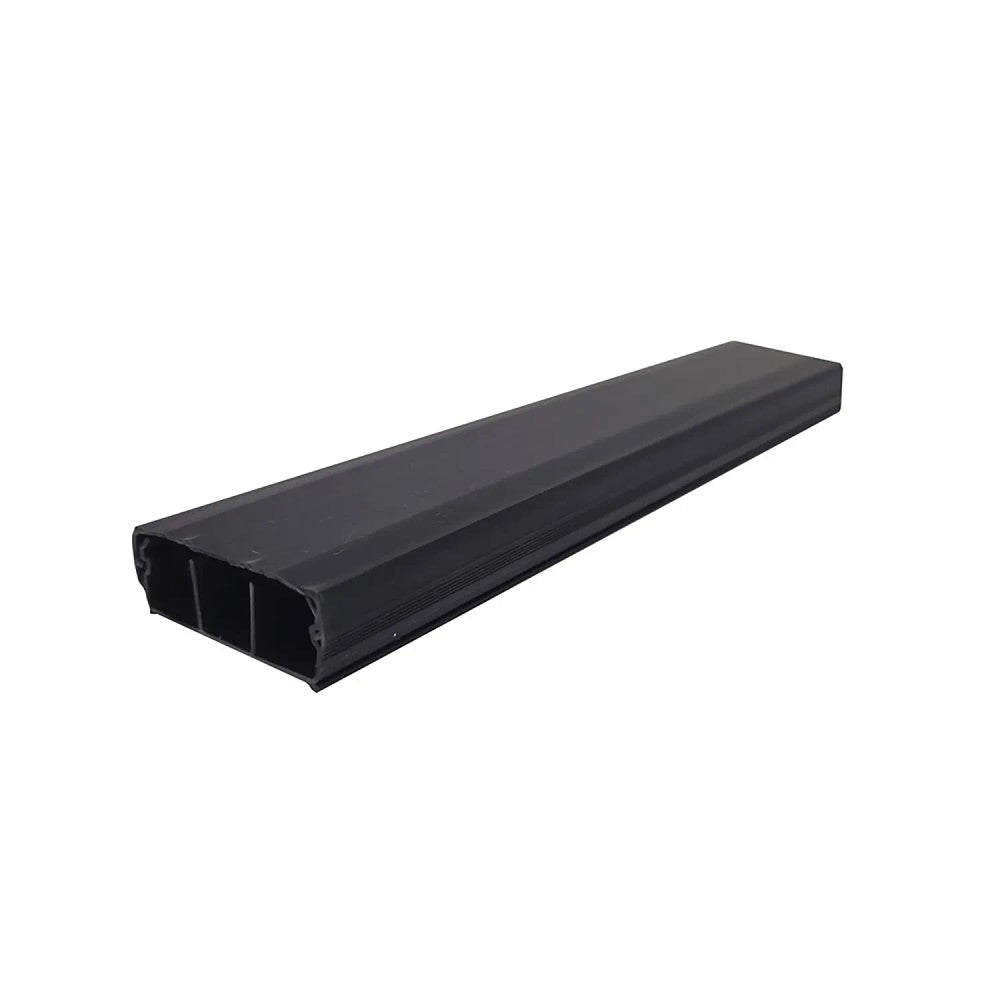 Canaleta de Parede 50x20x2000mm Preto Inova Alumbra