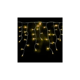 Cascata 100 LEDs 8 Fios Branco Quente 8 Funções 127V 3007