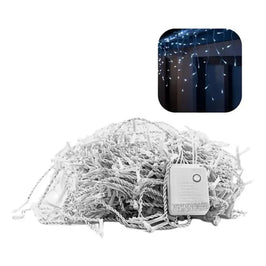 Cascata 100 LEDs 8 Funções Branco 127V 3001