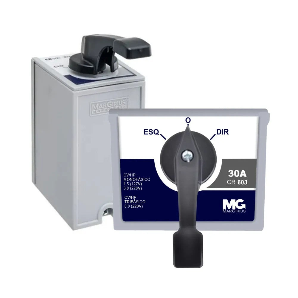 Chave CR603 Motor Reversão 30A MarGirius