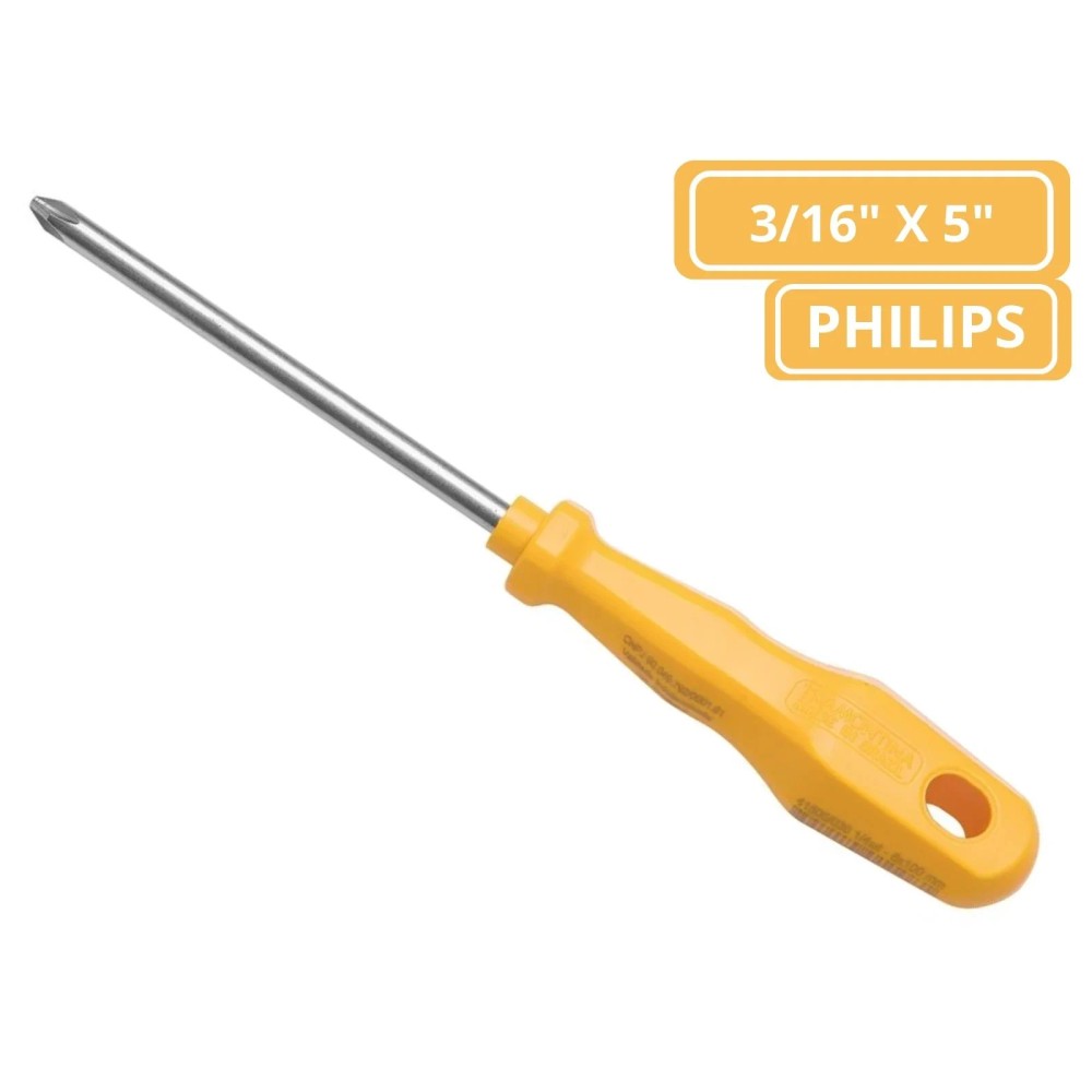 Chave de Fenda Phillips 3/16 x 5 Polegadas 41505/019 Tramontina