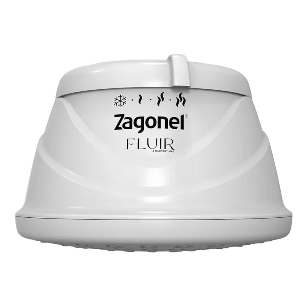 Chuveiro Zagonel Fluir 4 Temperaturas 220V 6800W Branco