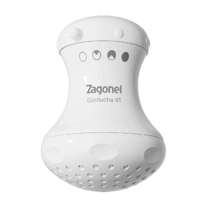 Chuveiro Zagonel Gorducha 4 Temperaturas 127V 5450W Branco