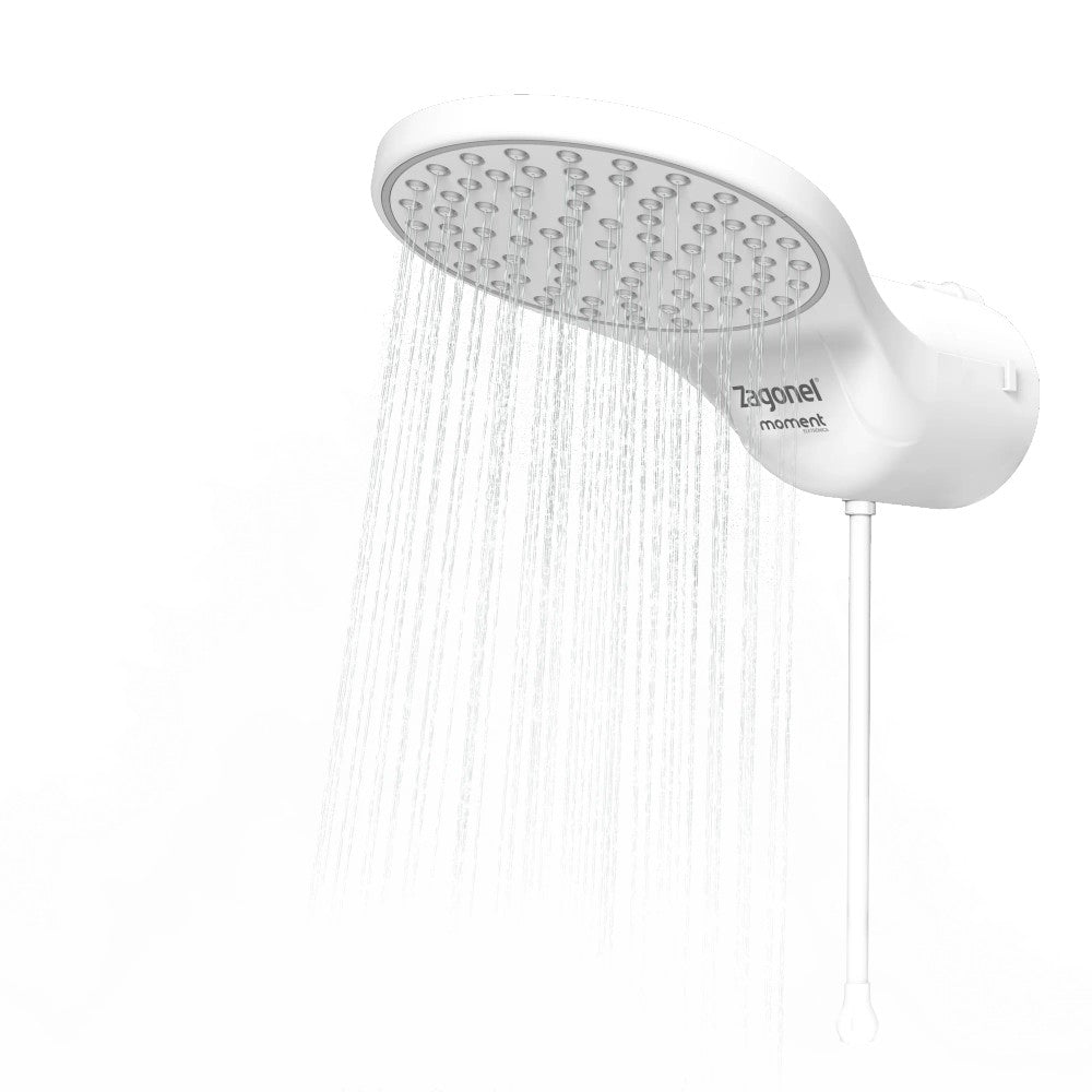 Chuveiro Zagonel Moment Eletrônico 220V 7500W Branco