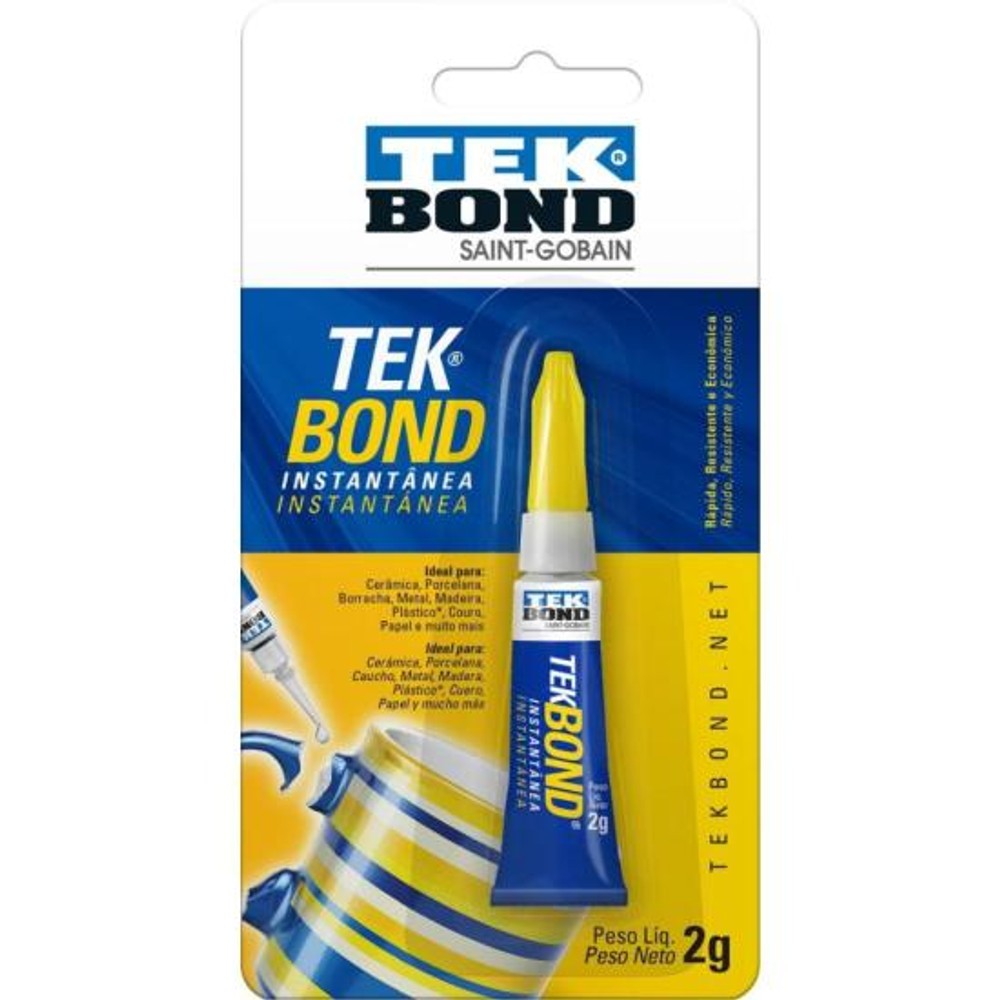 Cola Instantânea 2g Blister Tekbond
