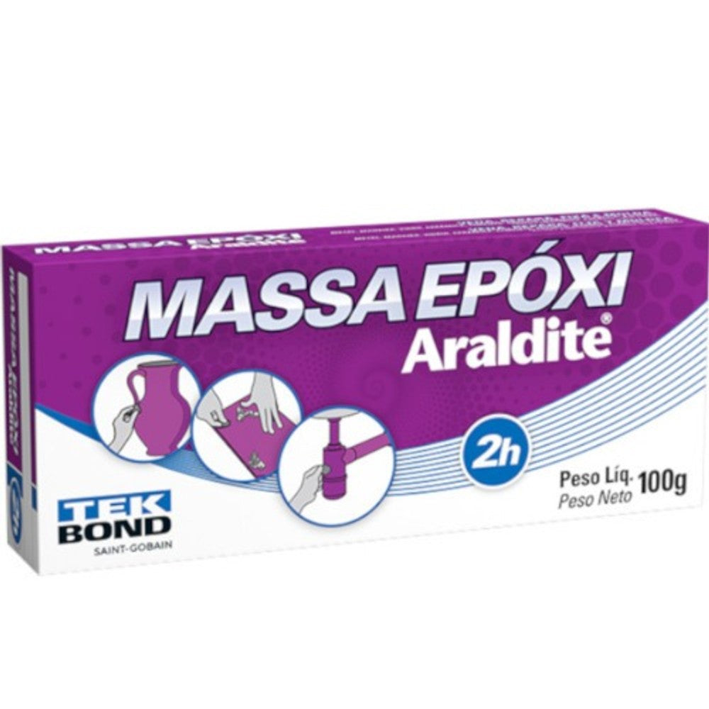 Cola Massa Epóxi 100g Araldite Tekbond