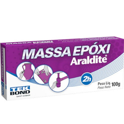 Cola Massa Epóxi 100g Araldite Tekbond