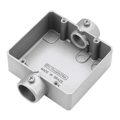 Condulete Alumínio Sem Rosca 3/4 Duplo Tramontina