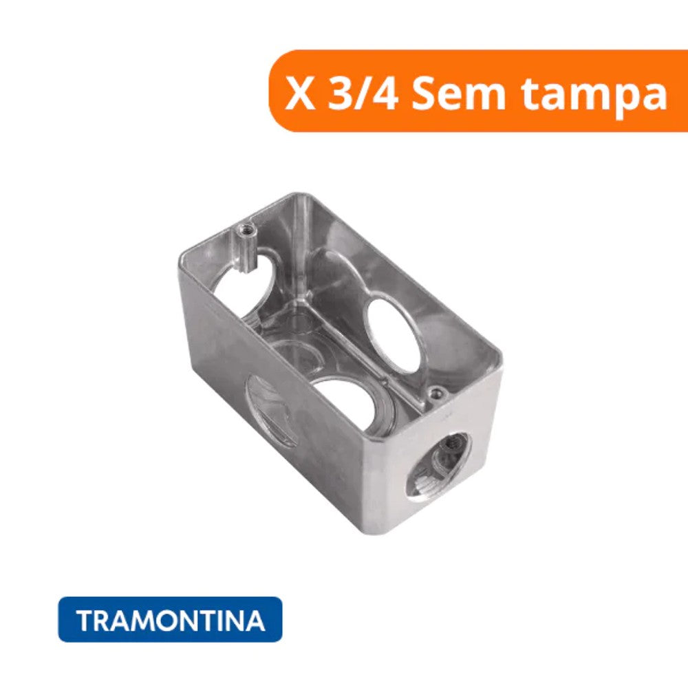 Condulete Múltiplo Sem Tampa 3/4 Tramontina