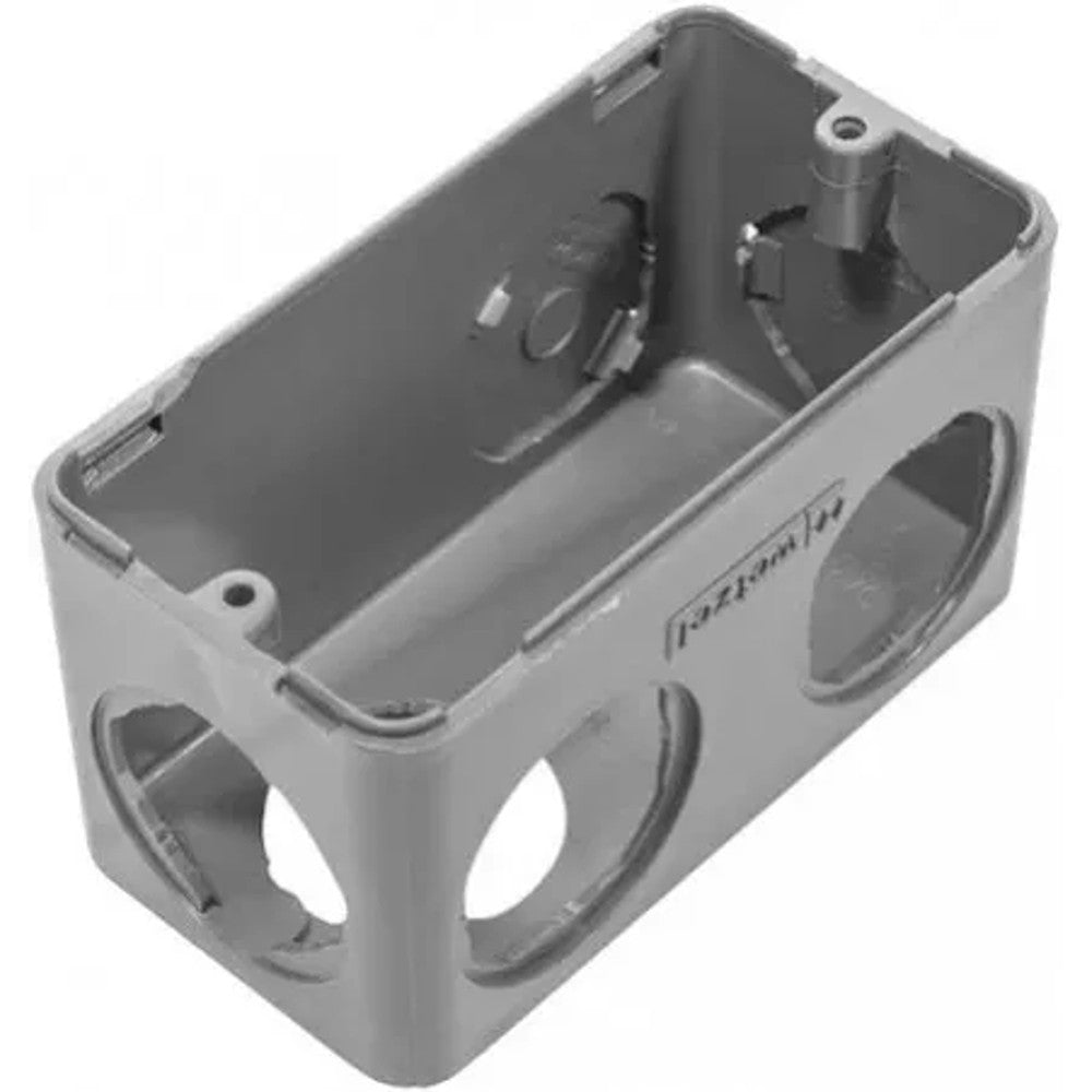 Condulete PVC Multiplo L6 1 Polegada Cinza Wetzel