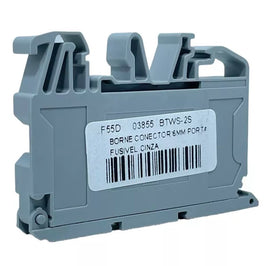 Conector Borne Porta Fusível BTWS 2S WEG Cinza