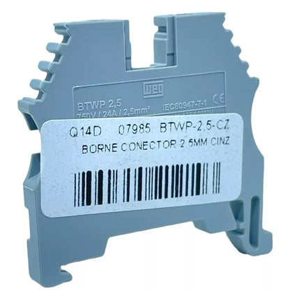 Conector Borne SAK BTWP 2,5mm WEG Cinza