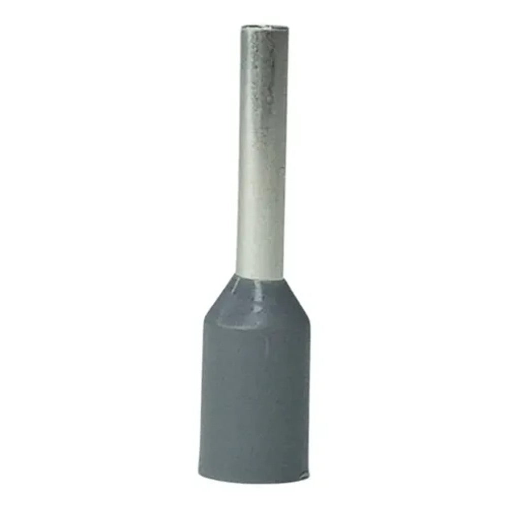 Conector Elétrico 0,75 - 1,0mm Cinza com 100 Peças