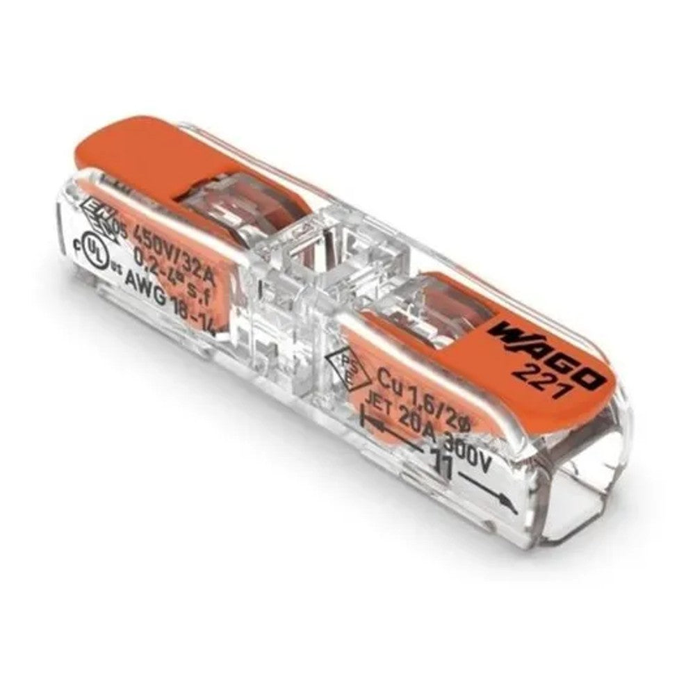 Conector Emenda 1 Polo 4mm 2212411 Wago