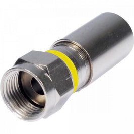 Conector F de Crimpar por Compressão para Cabo RG6 Storm