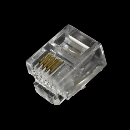 Conector RJ11 Macho 6x4 Metaltex