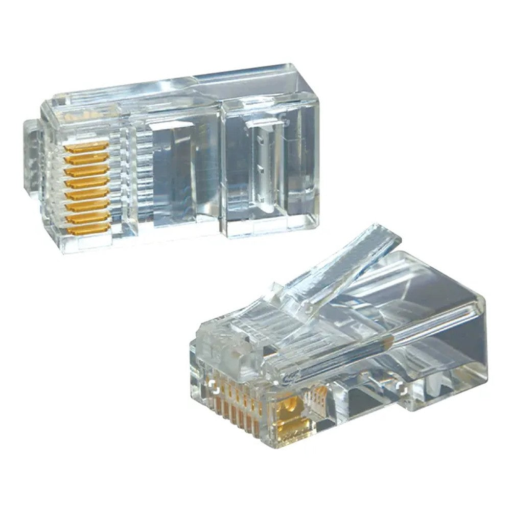 Conector RJ45 Macho Cat5e Vazio com 10 Peças Mpt