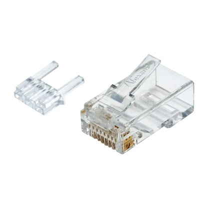 Conector RJ45 Macho Cat6 com 10 Peças Nexans