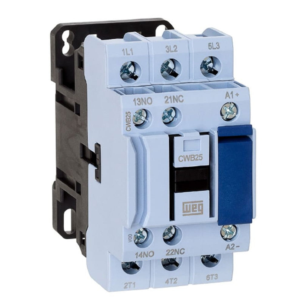 Contator Tripolar WEG CWB25-11-30D23 25A 220V 1NA 1NF