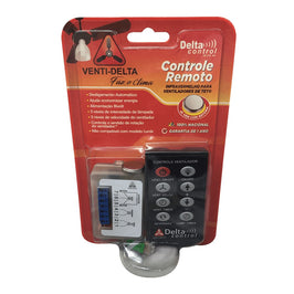 Controle Remoto Infravermelho Bivolt para Ventilador de Teto Venti-Delta