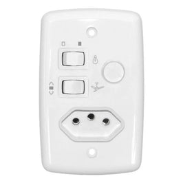 Controle Ventilador Rotativo Bivolt Com Tomada CVRT