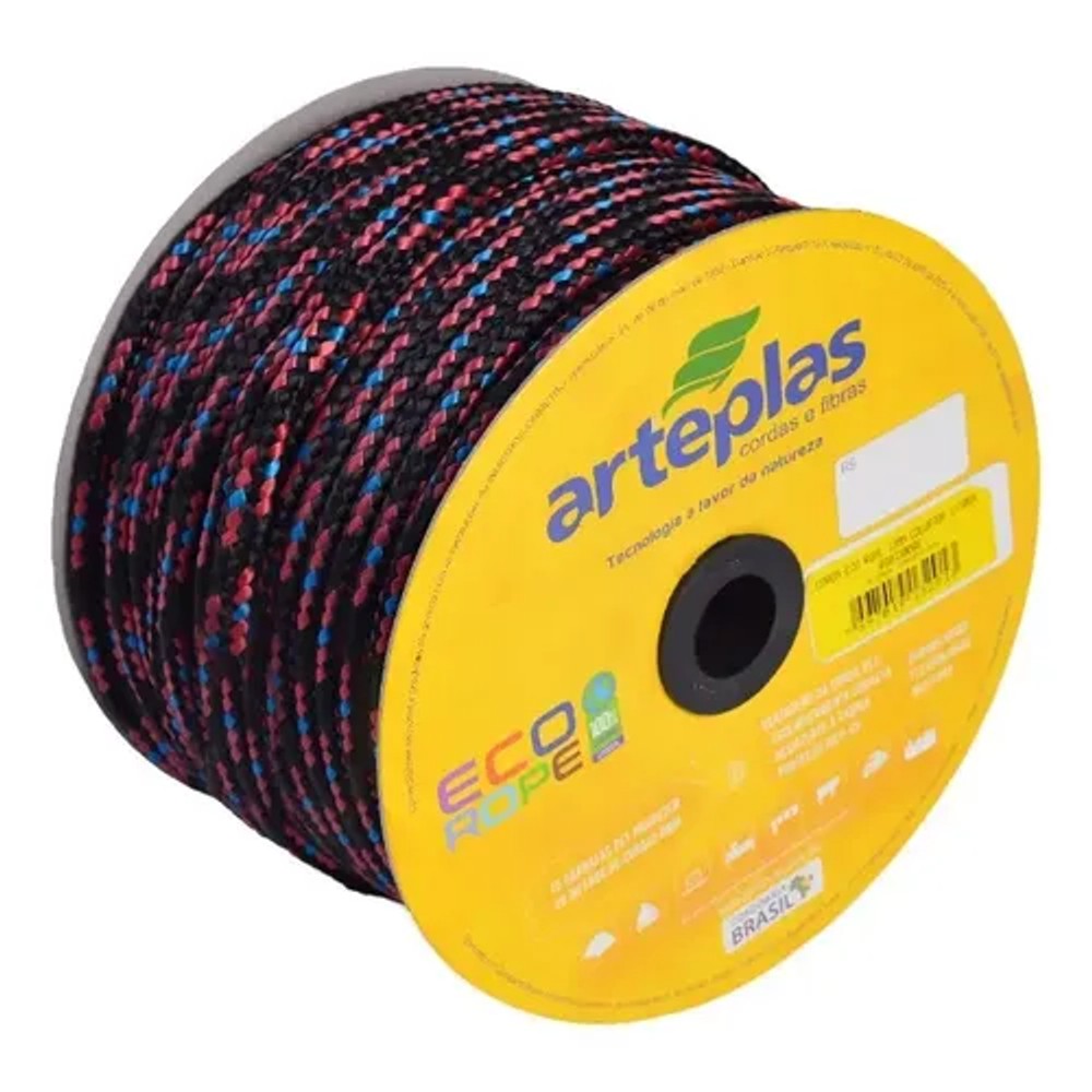 Corda Eco Rope 12mm Colorida 105m