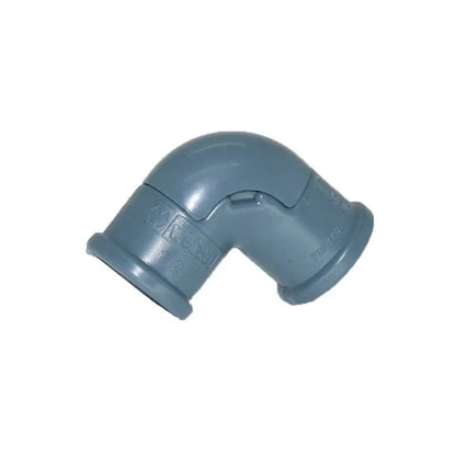 Cotovelo PVC Cinza Escuro Sem Rosca 1/2 Polegada Wetzel