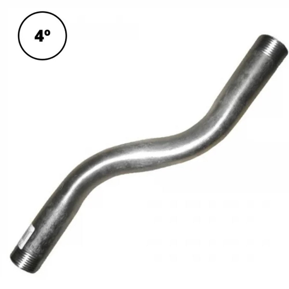 Curva Galvanizada S 4 Polegadas
