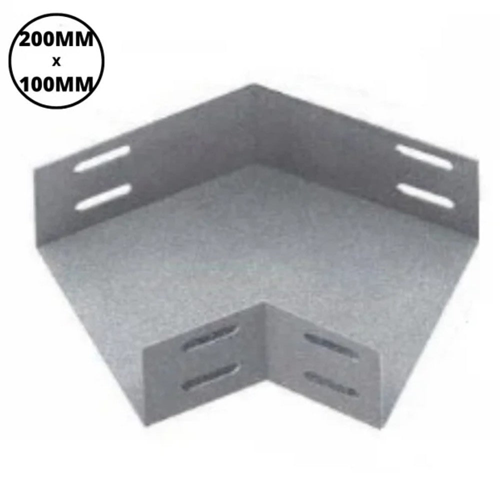 Curva Horizontal 45 Graus 200x100 Chapa 24 para Eletrocalha