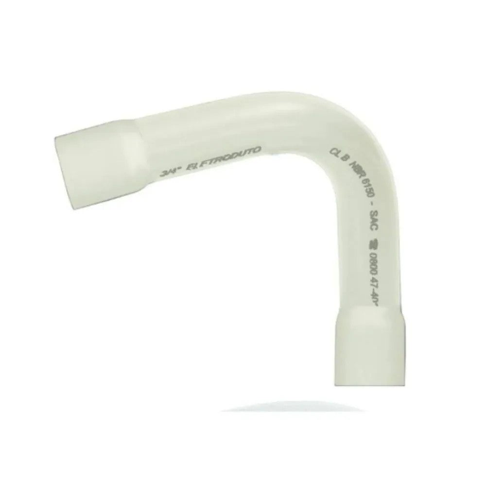 Curva PVC Branco Sem Rosca 90º 1/2 Wetzel