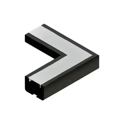Curva Perfil Sobrepor SB.LM2959 Positivo Preto 30mm