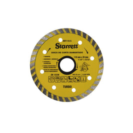 DISCO DE CORTE DIAMANTADO TURBO 110MM STARRETT