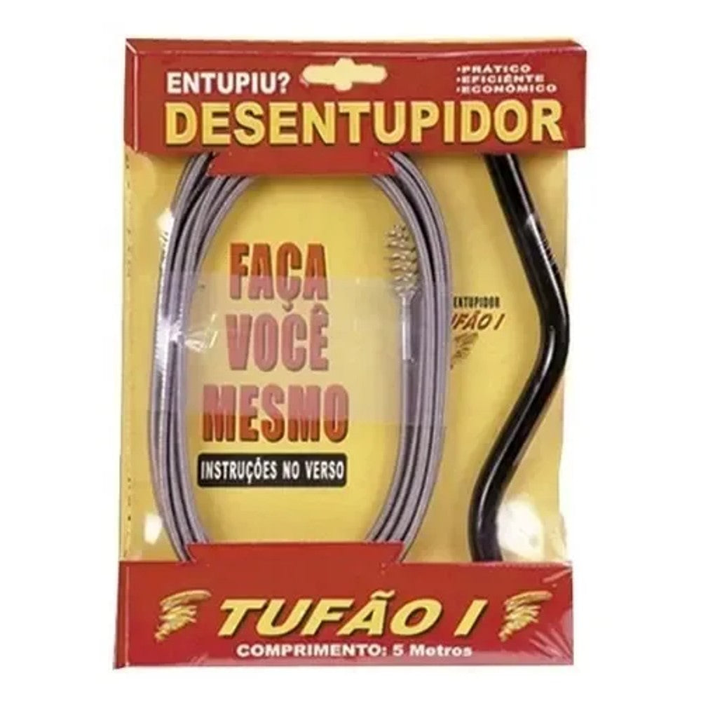 Desentupidor de Tubulação Tufão I com 5 metros