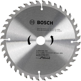 Disco Serra Circular Eco 184x20x40d Bosch