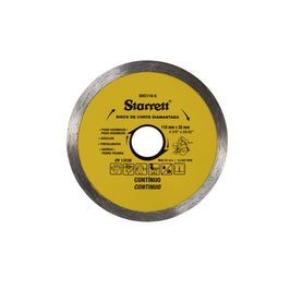 Disco de Corte Diamantado Contínuo 110mm Starrett